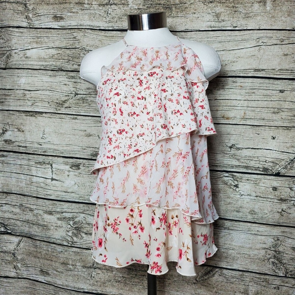 NWT Floral Tiered Layered Kennedy Top